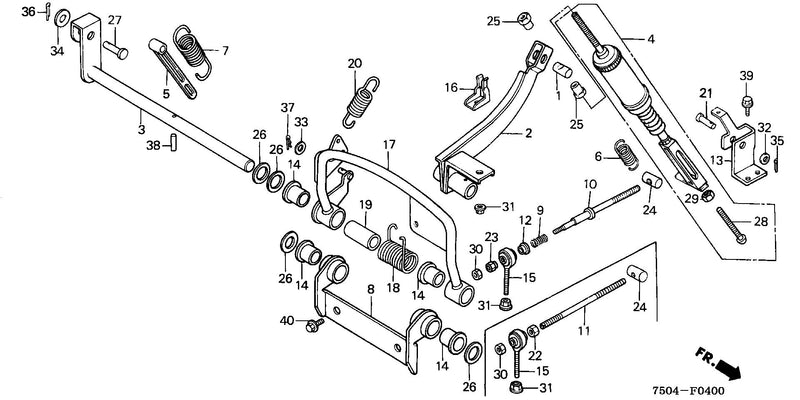 CLUTCH ARM@DAMPER