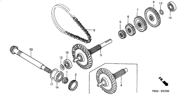 MAINSHAFT@INPUT SHAFT