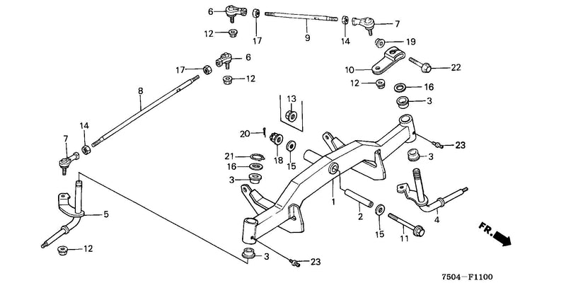 FRONT AXLE@TIE ROD