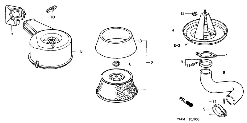 AIR CLEANER              (HT3810/K1/K2)