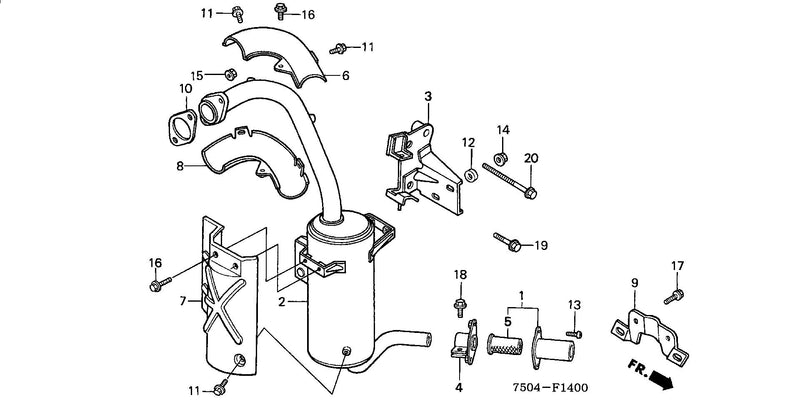 MUFFLER (HT3810/K1/K2)