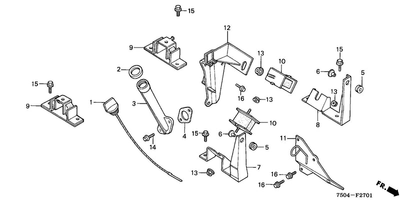 ENGINE MOUNTING STAY     (HT3813/K1/4213)