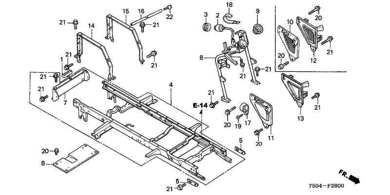 FRAME@STEERING COLUMN