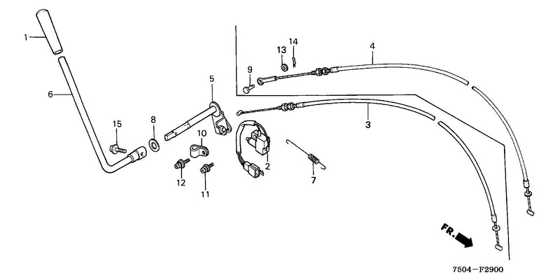 P.T.O. CLUTCH LEVER