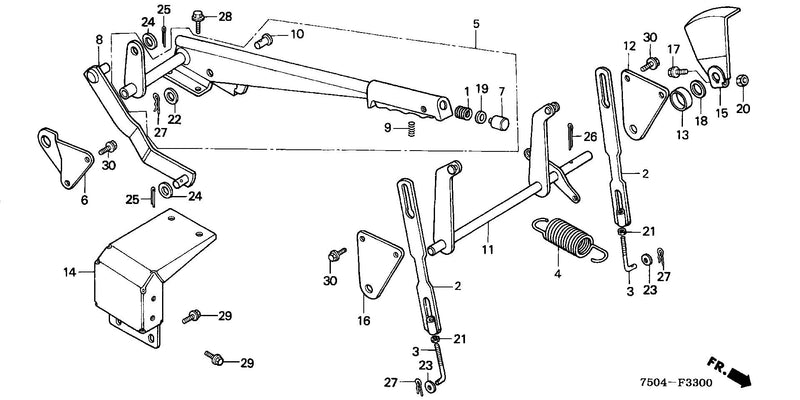HEIGHT ADJUSTING LEVER
