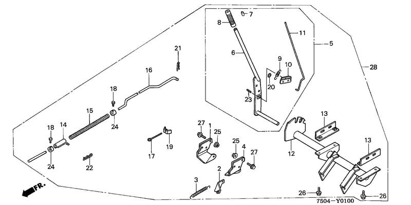 LIFT LEVER KIT (HT3810SD &amp; HT3810ST)