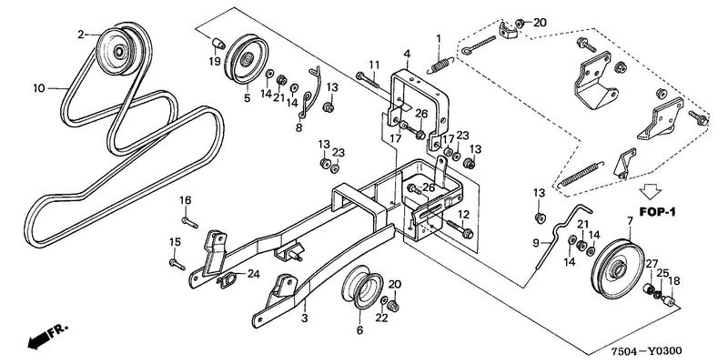 ENGINE PULLEY (HT3810ST)