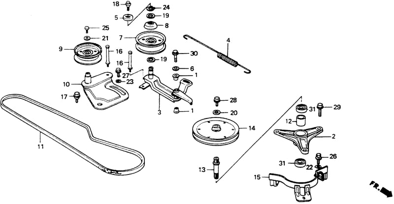CUTTER PULLEY (CD3009)