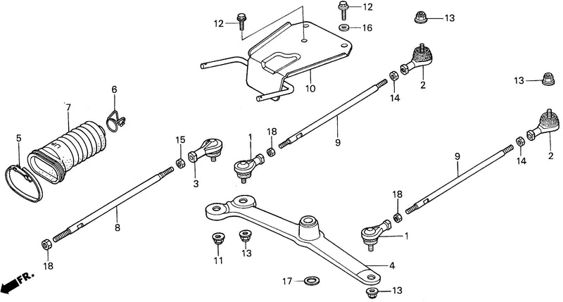 REAR STEERING ARM