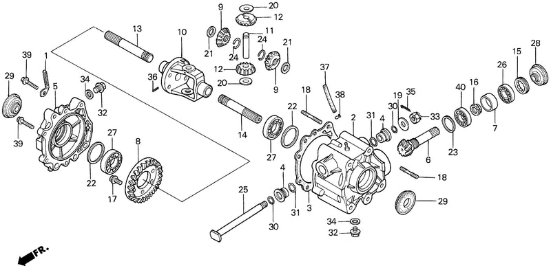 FRONT DIFFERENTIAL GEAR