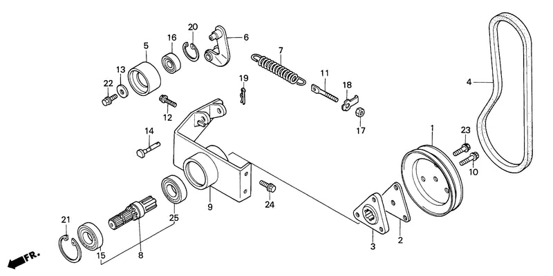 FRONT P.T.O. SHAFT