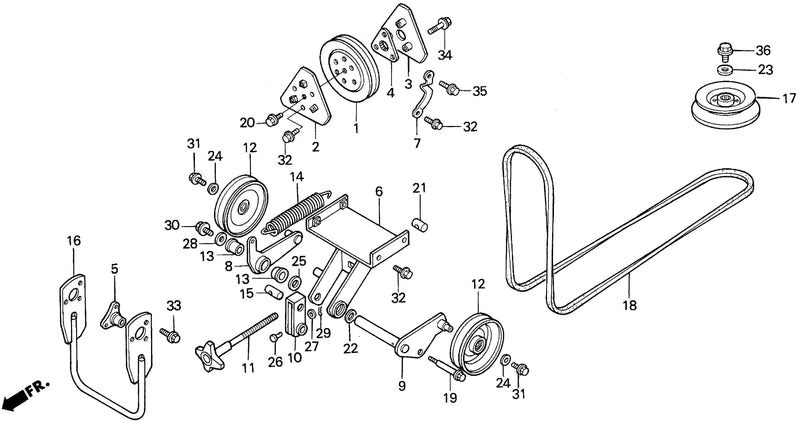 TENSIONER ARM