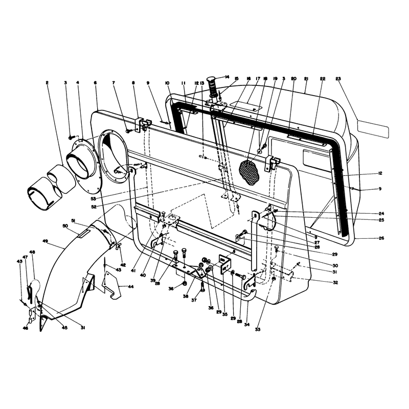 Easy-Empty Grass Catcher Model 59111 (optional)