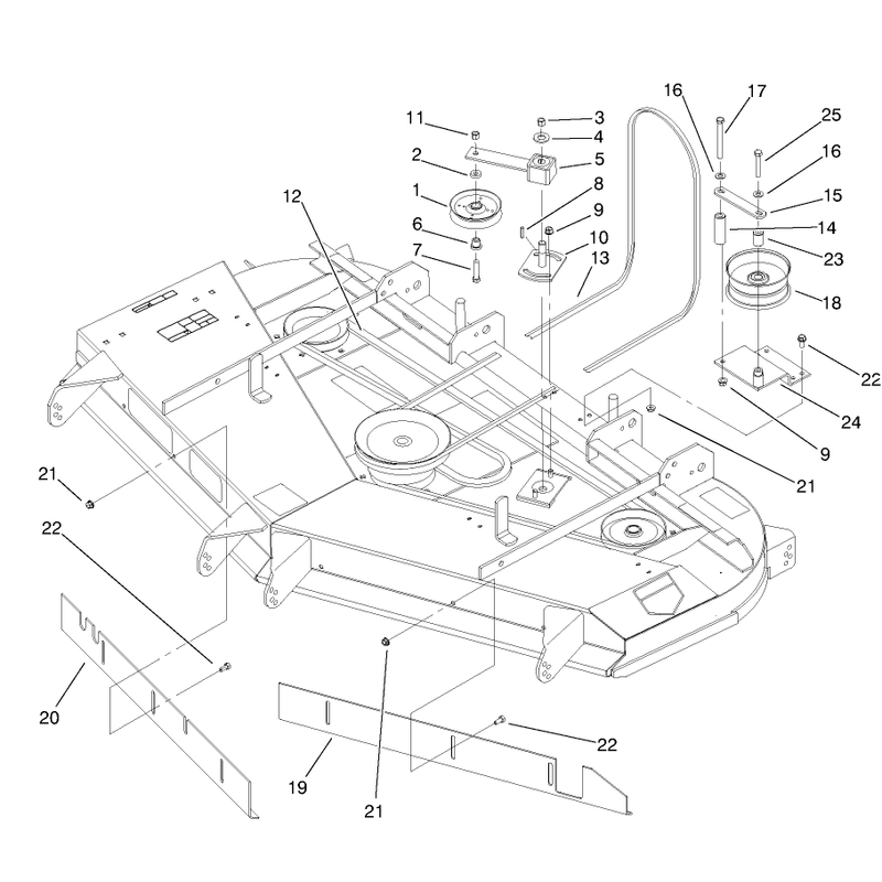 Belts and Idler Arm Assembly