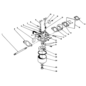 Carburetor Assembly Model No 47pk9-3