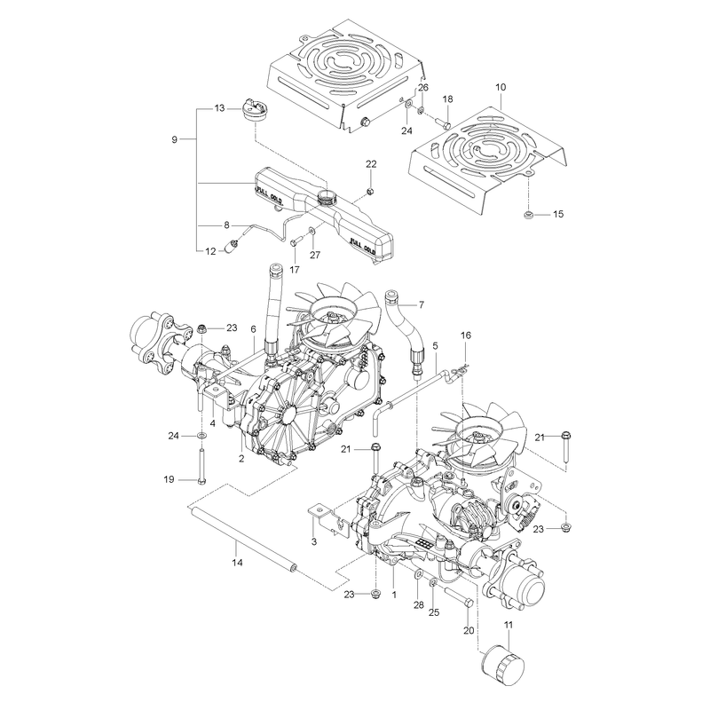 HYDRAULIC PUMP - MOTOR