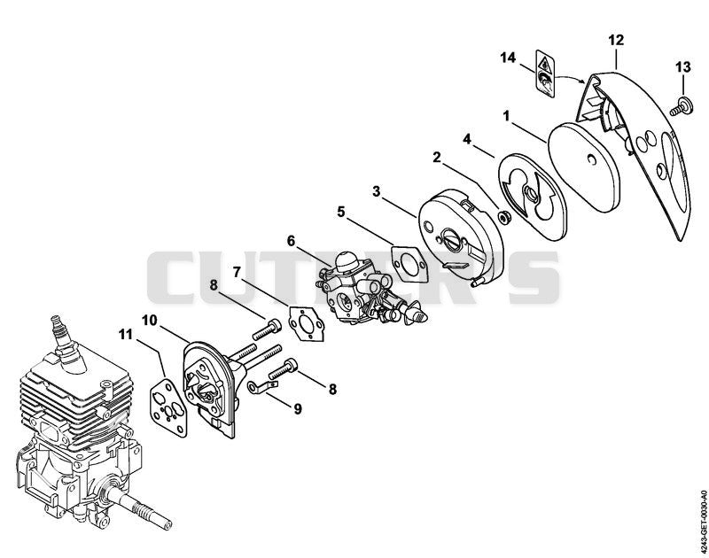 Air filter, Spacer flange