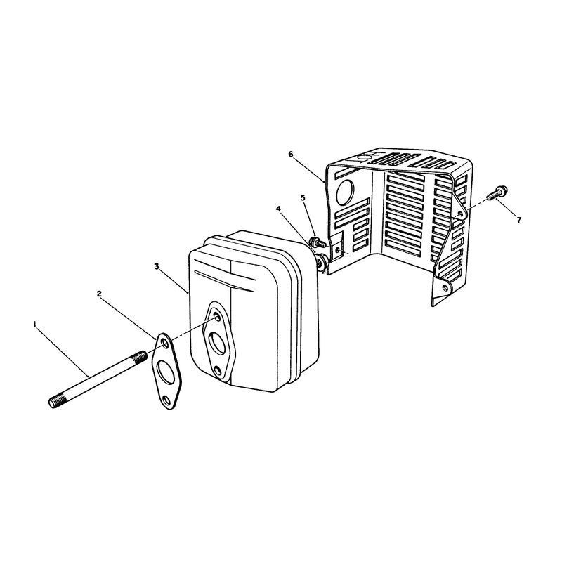Muffler Assembly Model No Vmk9