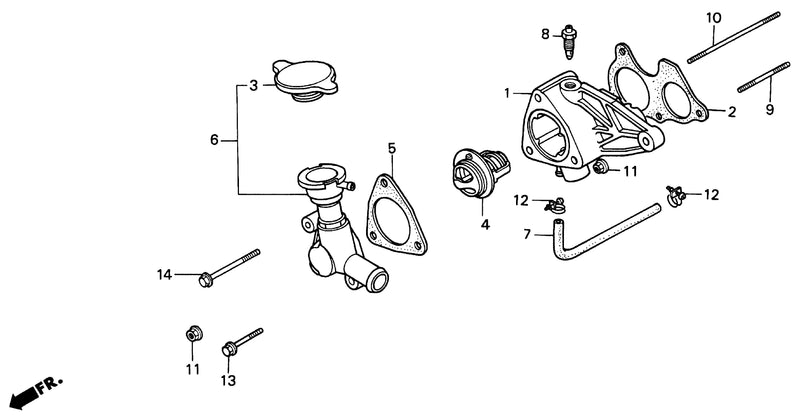 THERMOSTAT CASE (H4514H)