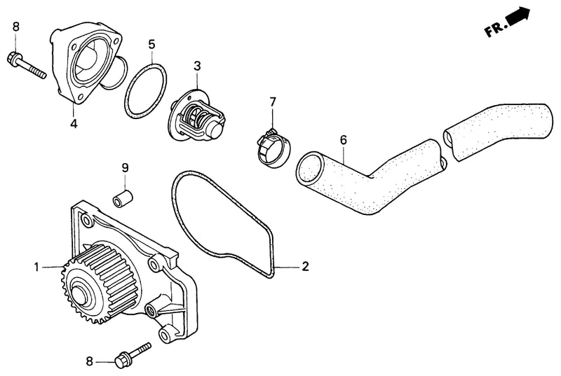 WATER PUMP (H4518H)