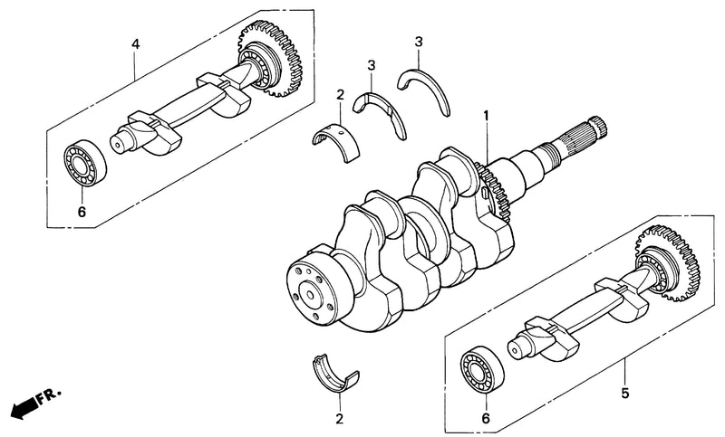 CRANKSHAFT (H4518H)