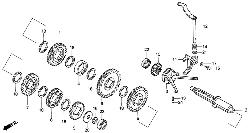 CHANGE SHAFT (H4013)