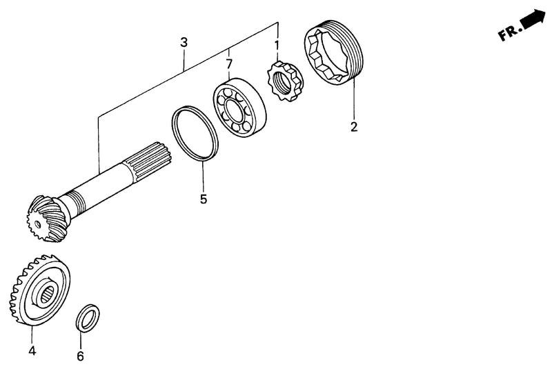 INPUT SHAFT (H4514H,     H4518H)
