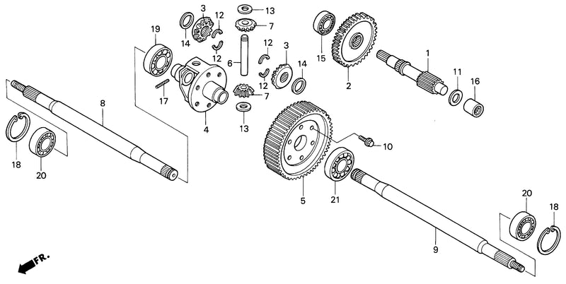 DIFFERENTIAL GEAR (H4013)