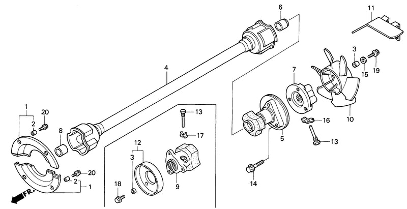 PROPELLER SHAFT (H4514H, H4518H)