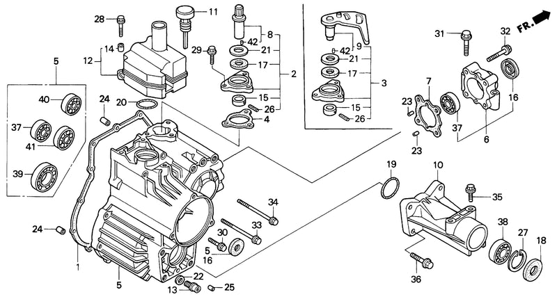 TRANSMISSION CASE        (H4514H, H4518H)