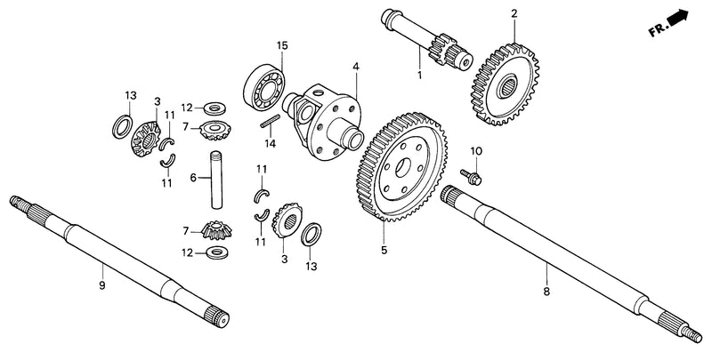 DIFFERENTIAL GEAR        (H4514H, H4518H)