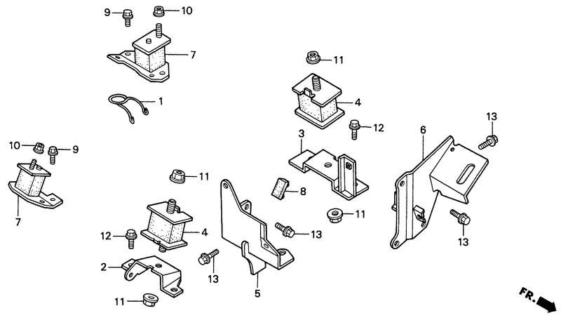 ENGINE MOUNT (H4514H)