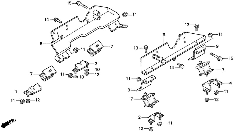 ENGINE MOUNT (H4518H)