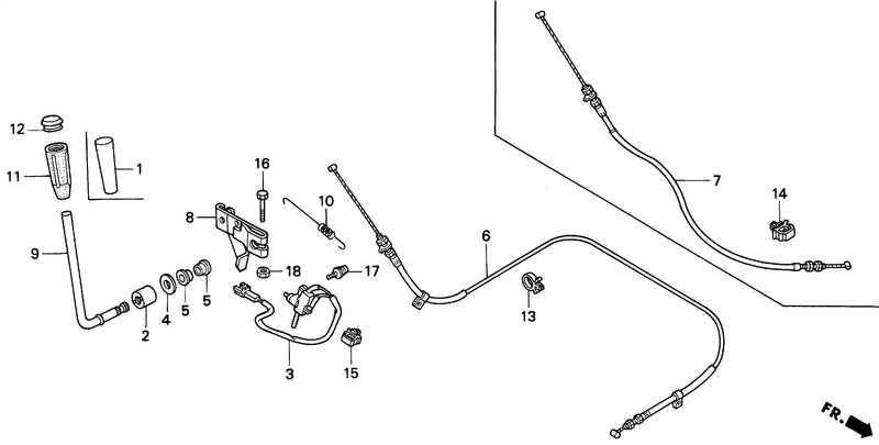P.T.O. CLUTCH LEVER