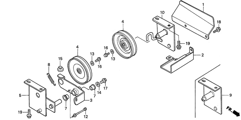 TENSIONER PULLEY (H4514H, H4518H)