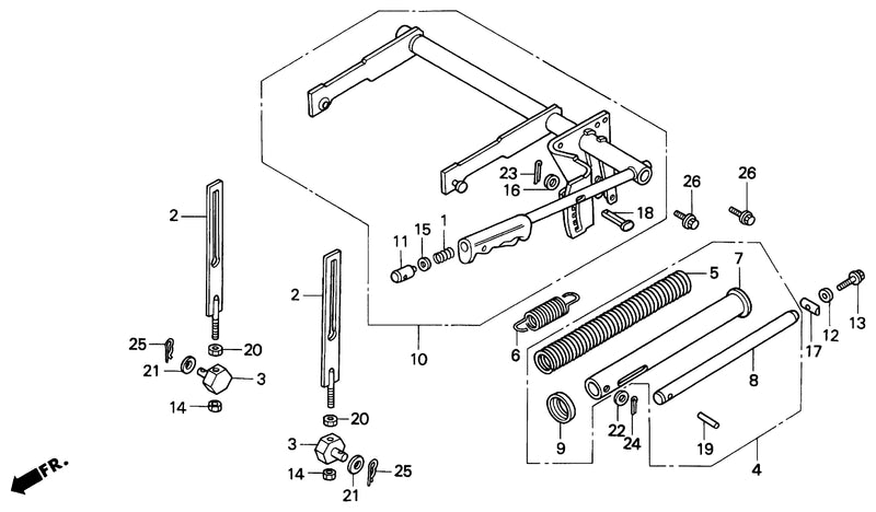 HEIGHT ADJUSTING LEVER