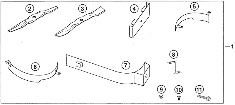 MULCHING KIT (46" DECK)