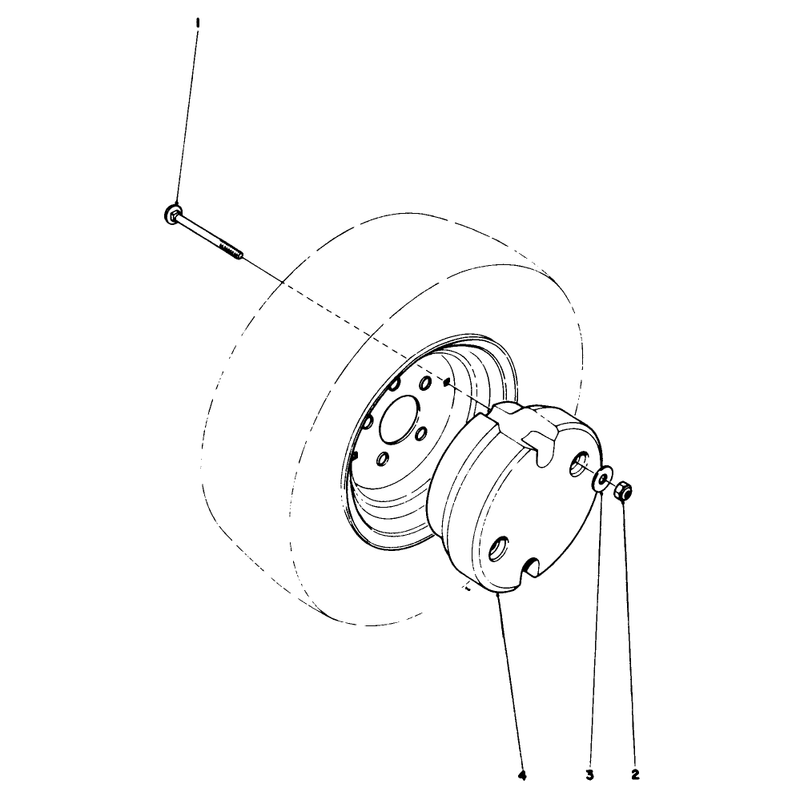 Wheel Weight Kit Model No. 30762 (optional)