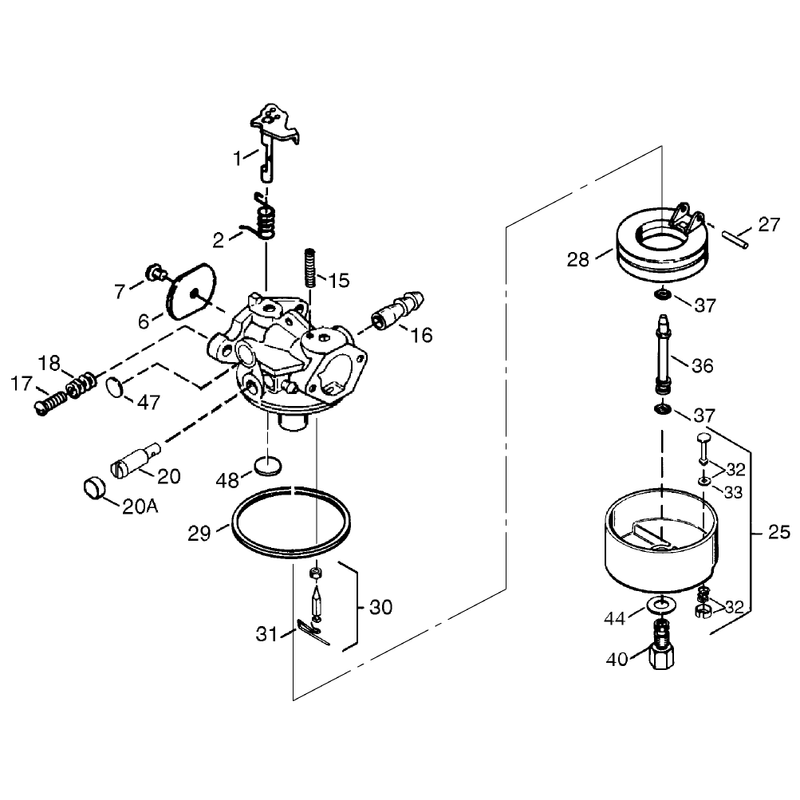 Carburetor No. 640082