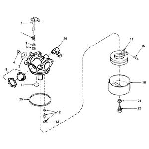 Carburetor No 632050
