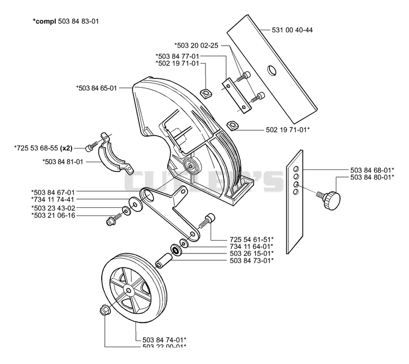 Edger Assy./Curb Hopper