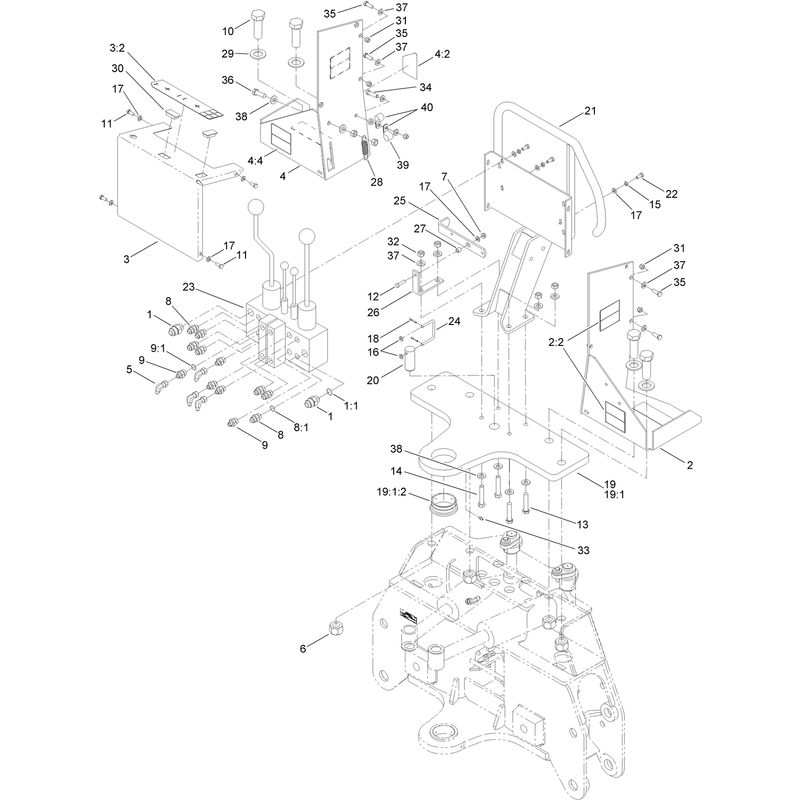 Top Pivot Plate, Guard and Valve Assembly