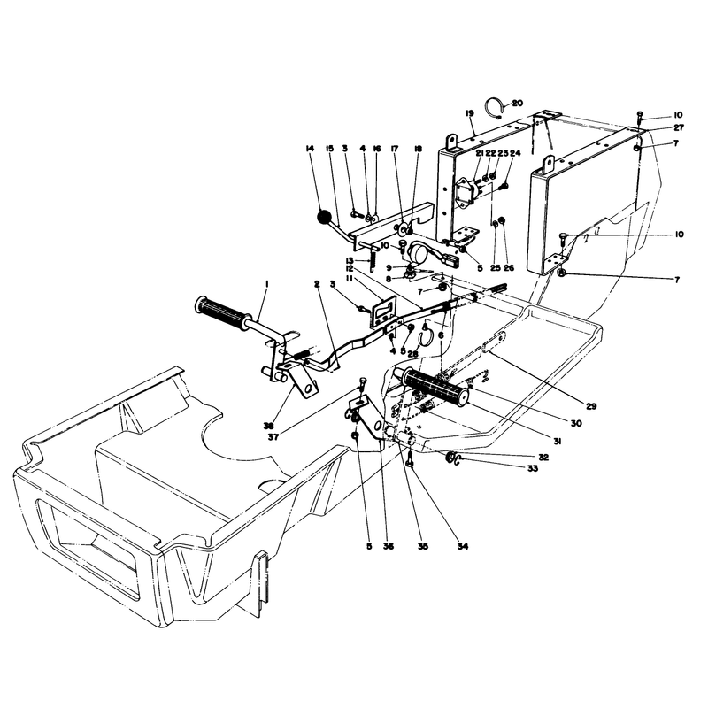 Brake & Clutch Pedal Assembly
