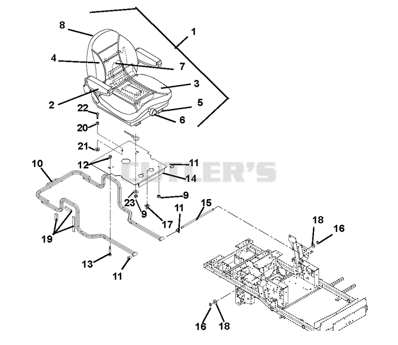 Seat And Hood Frame
