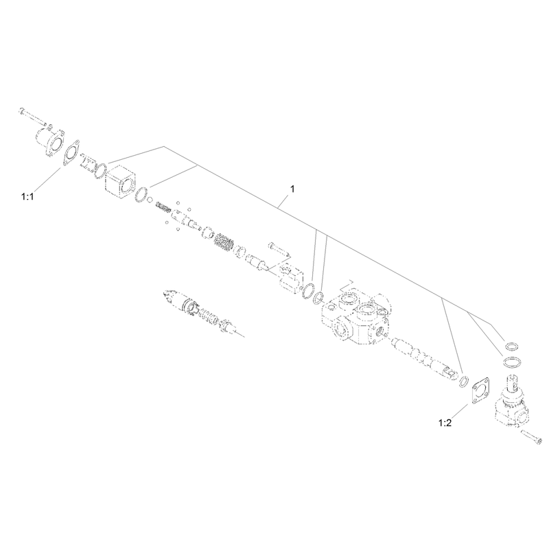One Spool Valve Assembly No 104-2831
