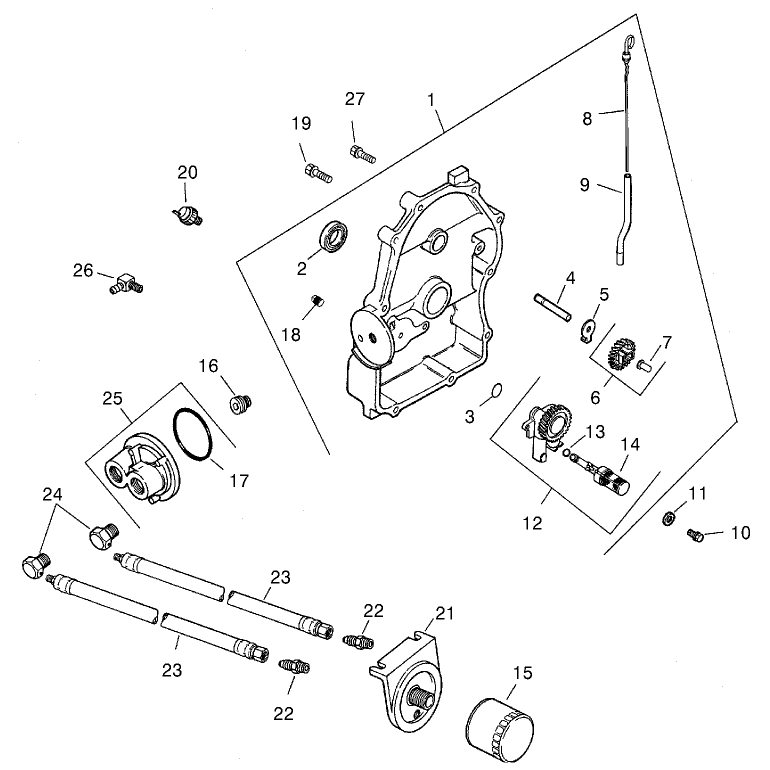 Oil Panlubrication Kohler Ch20s-Ps64644