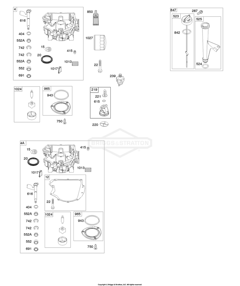 Engine Sump, Oil Pump, Dipstick/Tube Assembly