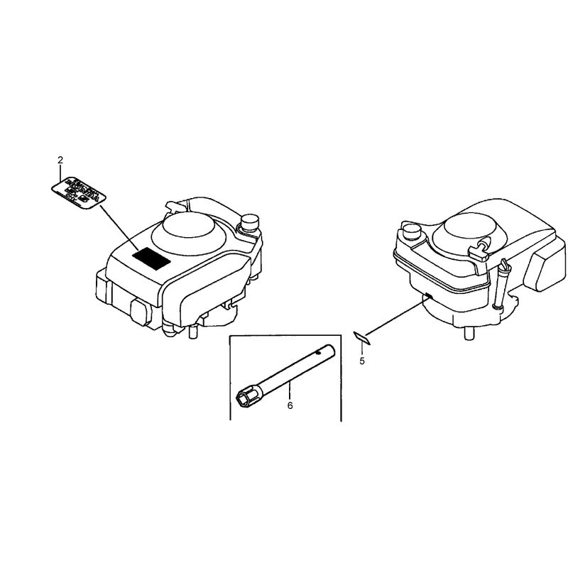 Label Assembly Honda GXV160K1-A1T