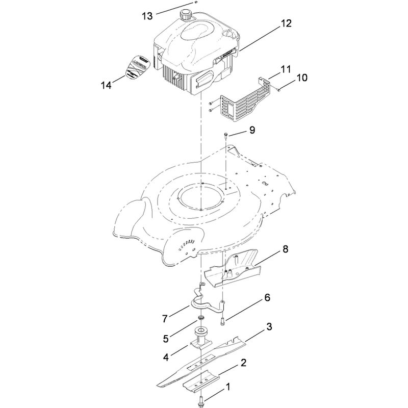 Engine and Blade Assembly