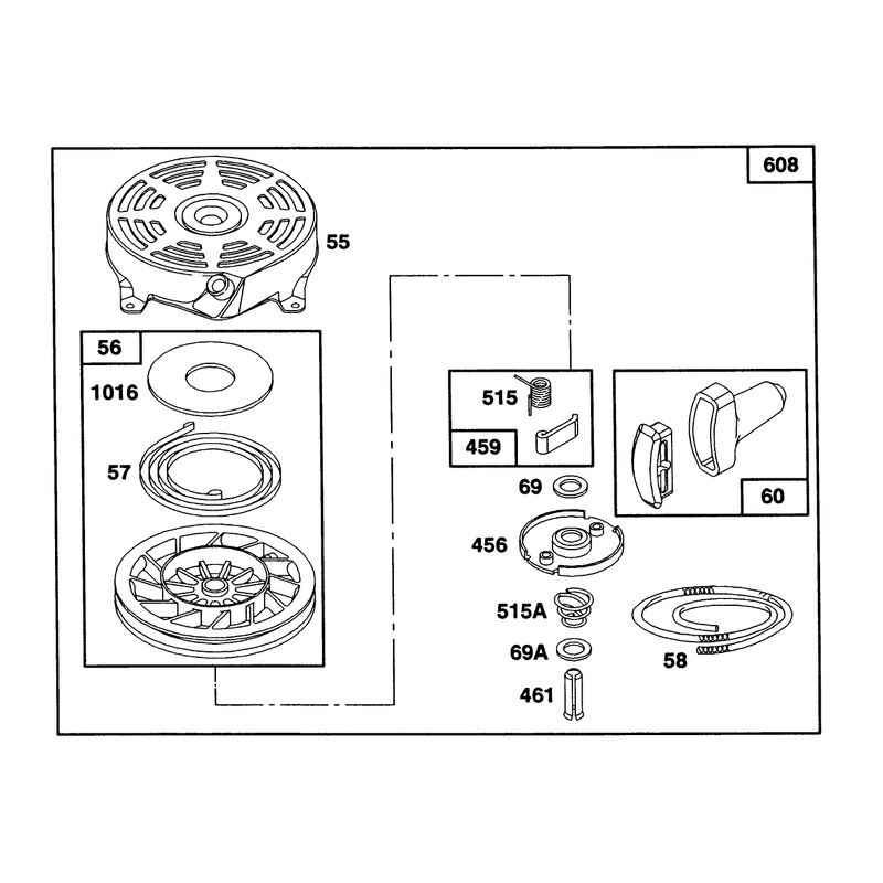Engine Briggs and Stratton Model 122702-0182-01